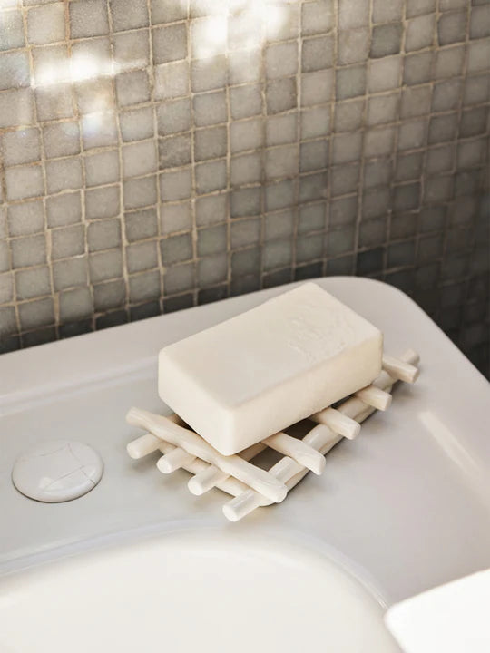 Ceramic Soap Tray - Off-white