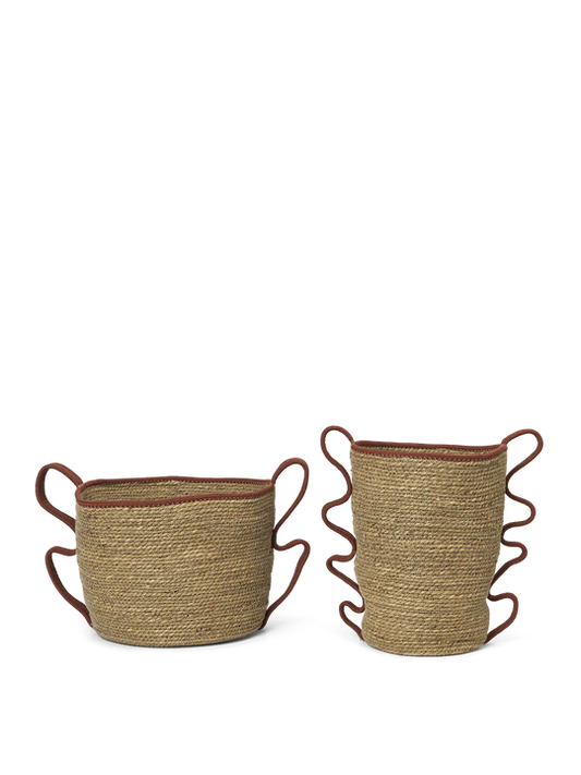 Verso Baskets - Set of 2 - Brick