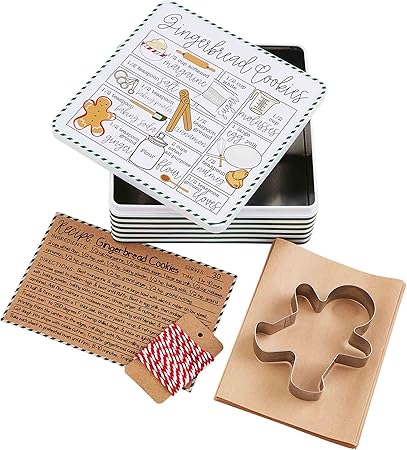 GINGERBREAD TIN BAKING SET