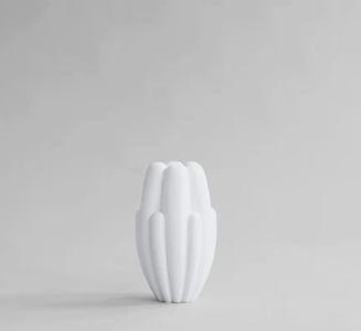 Bloom Slim vase, Mini - Bone White