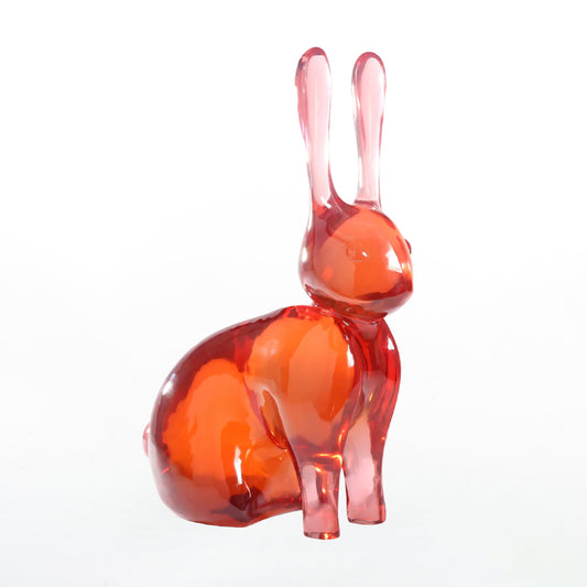 Giant Acrylic Rabbit -  Red