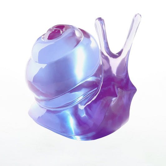 Giant Acrylic Snail  Purple