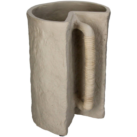 Vase Papermache Beige