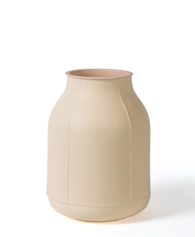 Vaso Barrel Large Cm. 32.5 H. Grigio