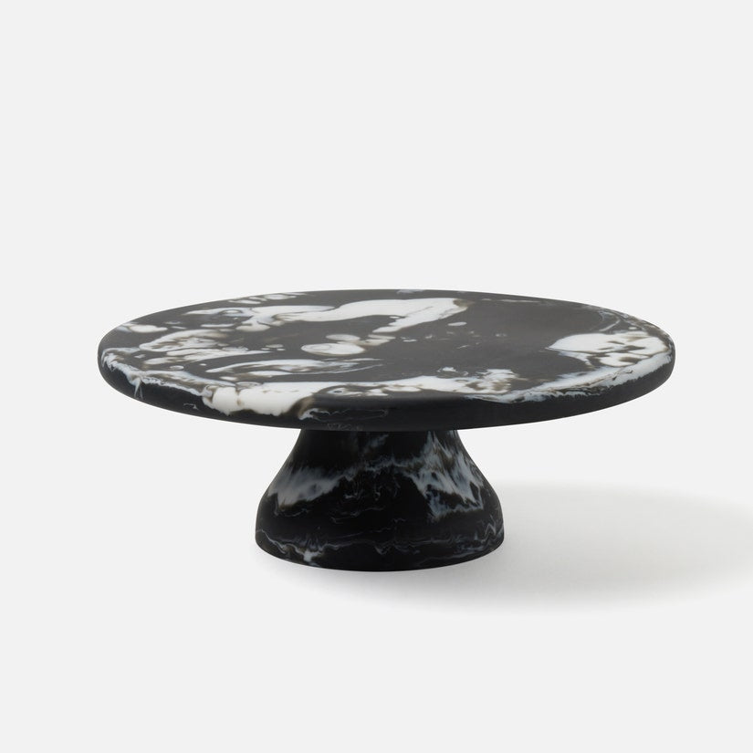 Hugo Swirled Cake Stand Resin Large.