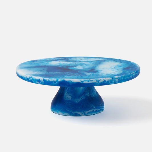 Hugo Swirled Cake Stand Resin Large.