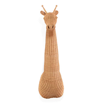 Wicker Giraffe Wall Art