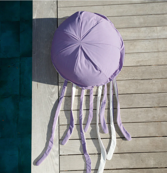 XL medusa púrpura al aire libre de la bolsa de frijoles